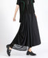 Draped Asymmetric Wide Pants